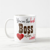 Je bent de beste baas in de Mok van de wereld (Links)