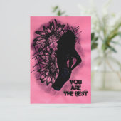 Je bent de beste bedankkaart (Staand voorkant)