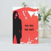 Je bent de beste bedankkaart (Staand voorkant)