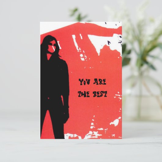 Je bent de beste bedankkaart (Staand voorkant)