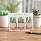 Je bent de beste Cactus mam-kaart Kaart