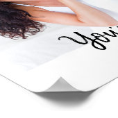 Je bent de beste foto van de Moederdag verjaardag Poster (Hoek)