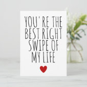 Je bent de beste juiste draai van mijn leven Gift Feestdagenkaart (Staand voorkant)