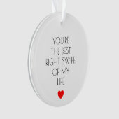 Je bent de beste juiste zwemmer van mijn leven Val Ornament (voorkant)