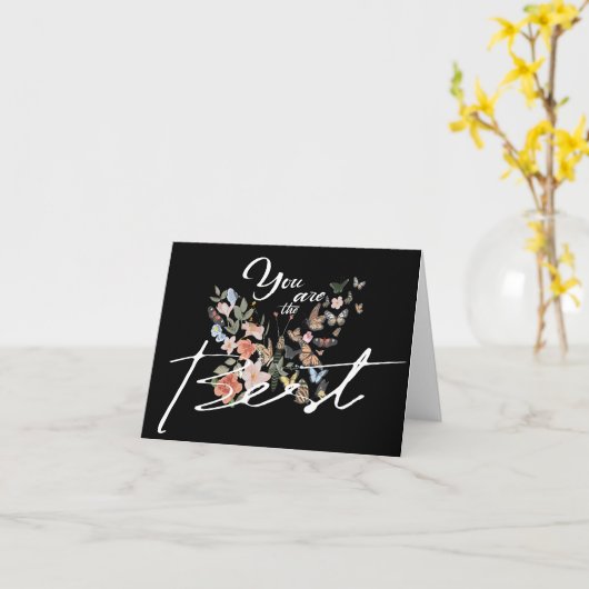 Je bent de beste kaart (Gele Bloem)