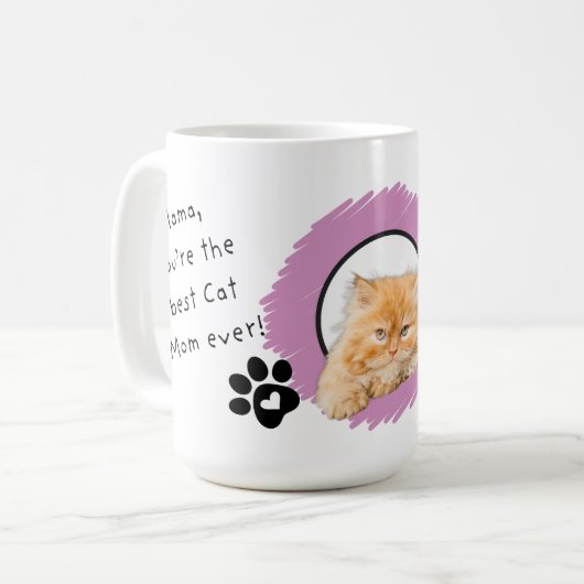 Je bent de beste kattenmoeder ooit koffiemok (Voorkant links)