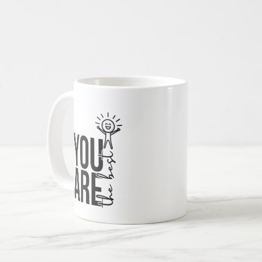 Je bent de beste koffiemok (Voorkant links)