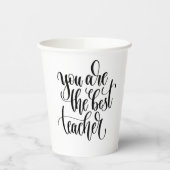 Je bent de beste leraar papieren bekers (Links)