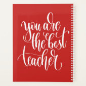 Je bent de beste leraar planner (Achterkant)