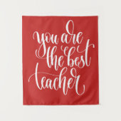 Je bent de beste leraar wandkleed (Voorkant)