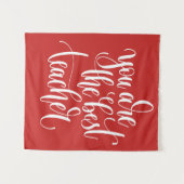 Je bent de beste leraar wandkleed (Voorkant (horizontaal))