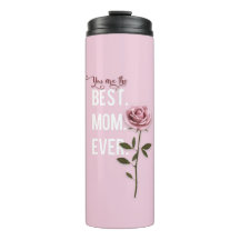 Je bent de beste mama ooit Moederdag roze Rose