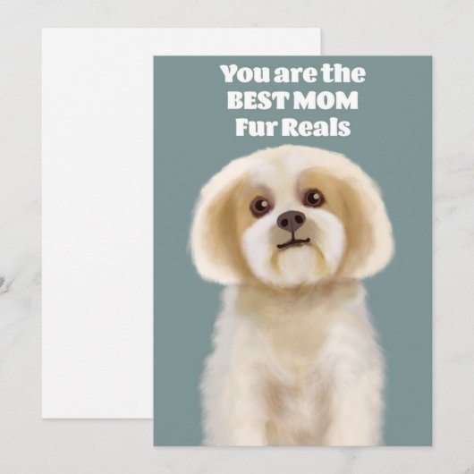 Je bent de beste MOEDER Feestdagenkaart (Voorkant / Achterkant)