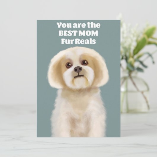 Je bent de beste MOEDER Feestdagenkaart (Staand voorkant)