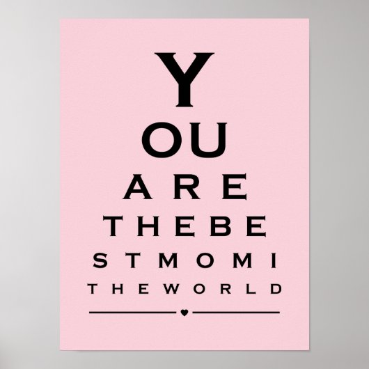 Je bent de beste moeder in de prints van de wereld (Voorkant)