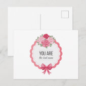 Je bent de beste moeder Moederdag | BRIEFKAART (Voorkant / Achterkant)