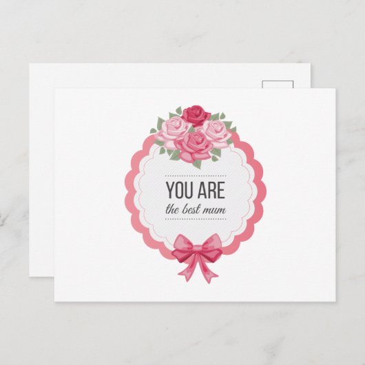 Je bent de beste moeder Moederdag | BRIEFKAART (Voorkant / Achterkant)