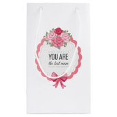 Je bent de beste moeder Moederdag | Gift Bag Klein Cadeauzakje (Achterkant)