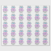 Je bent de beste moeder ooit. Jij bent de enige... Cadeaupapier (Vlak)