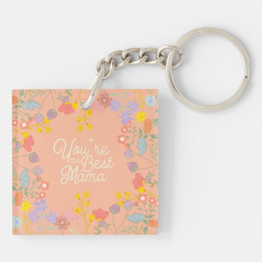 Je bent de beste moeder Sleutelhanger Moederdag ca (Achterkant)