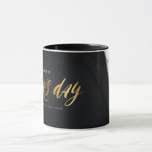 Je bent de beste pap ooit Black Gold Vaderdag Mok (Midden)