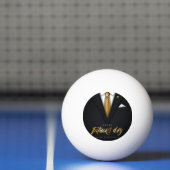 Je bent de beste pap ooit Black Gold Vaderdag Pingpongbal (Net)