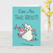 Je bent de beste schapen pun schapen kaart (Gele Bloem)