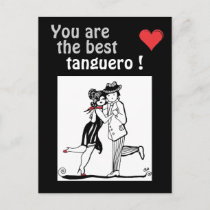 Je bent de beste Tanguero Tango Briefkaart