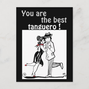 Je bent de beste Tanguero Tango Briefkaart