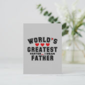 Je bent de BESTE Vader Gelukkige Vaders Dag 2024 Briefkaart (Staand voorkant)