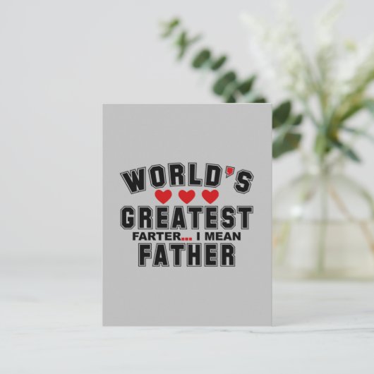 Je bent de BESTE Vader Gelukkige Vaders Dag 2024 Briefkaart (Staand voorkant)