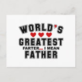 Je bent de BESTE Vader Gelukkige Vaders Dag 2024 Briefkaart (Voorkant)