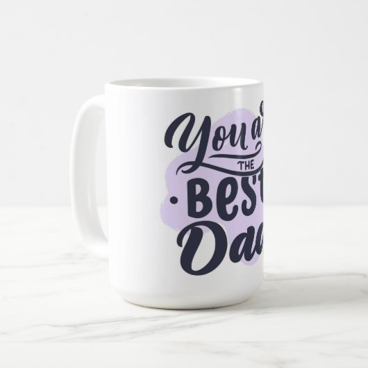 Je bent de beste vader koffiemok (Voorkant links)