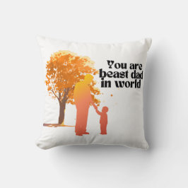 Je bent de beste vader ter wereld - Oprechte Typo Kussen