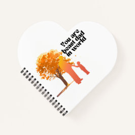 Je bent de beste vader ter wereld - Oprechte Typo Notitieboek