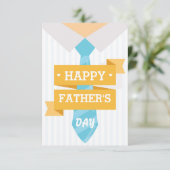 Je bent de beste vader ter wereld - Wenskaart Bedankkaart (Staand voorkant)