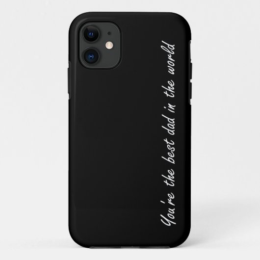 Je bent de beste vader ter wereld - zwart - Case-Mate iPhone case (Achterkant)