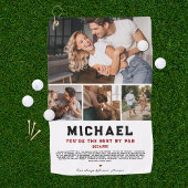 Je bent de beste van Par | 4 Foto Golfhanddoek