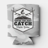 Je bent de beste vangst gepersonaliseerde gift blikjeskoeler (Achterkant)