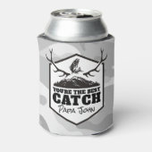 Je bent de beste vangst gepersonaliseerde gift blikjeskoeler (Blikje Achterkant)