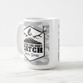 Je bent de beste vangst gepersonaliseerde gift koffiemok (Voorkant links)