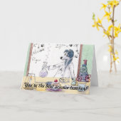 Je bent de beste wetenschapsleraar - Bedankt CARD Kaart (Gele Bloem)