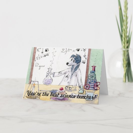 Je bent de beste wetenschapsleraar - Bedankt CARD Kaart (Voorkant)