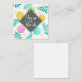 je bent de bom Kerst-spa Notitiekaartje (Voorkant / Achterkant)