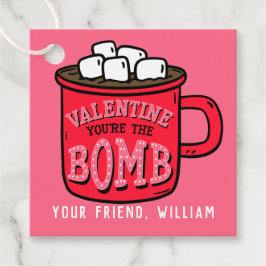 Je bent de Bomb Hot Cocaca Bomb Valentijn Favor Ta Bedankjes Labels