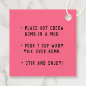 Je bent de Bomb Hot Cocaca Bomb Valentijn Favor Ta Bedankjes Labels (Achterkant)