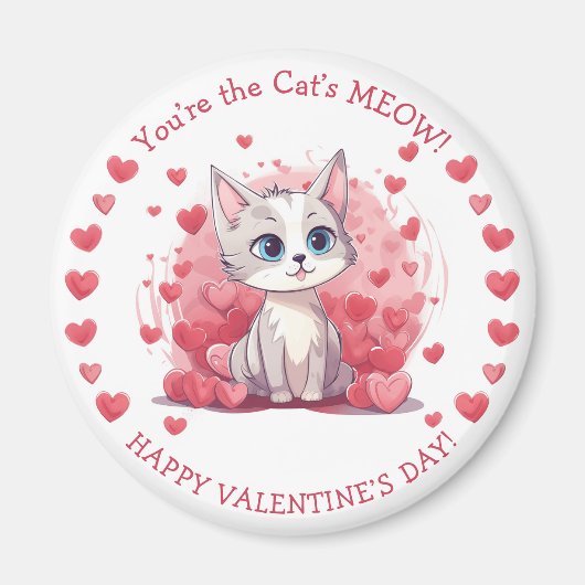 Je bent de Cat's Meow Small Kind's Class Valentijn Magneet (Voorkant)
