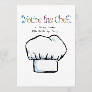 Je bent de Chef-uitnodiging Kaart
