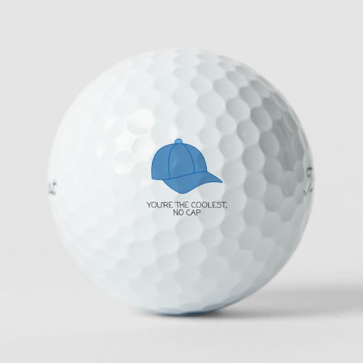 'Je bent de coolste, geen grap' Grappig speels leu Golfballen (Voorkant)