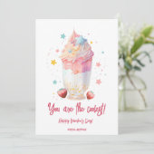 Je bent de coolste grappige Valentijnsdag Feestdagenkaart (Staand voorkant)